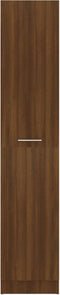 vidaXL - Apothekerskast - 30x42,5x150 - cm - bewerkt - hout - bruin - eikenkleur