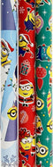 Minions Cadeaupapier - Set van 3 rollen - 200 x 70 cm - Multikleur