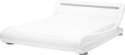 Beliani AVIGNON - Waterbed - Wit - Kunstleer