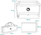 Lionelo Stefi - Campingbedje 3-in-1 - Inclusief matras 120x60 cm - Geel