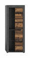 Furnilux Jam - Vitrinekast - Tijdloos design - Bruin - 35x159x60cm