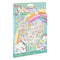 Uniorn/ Eenhoorn stickers 4 vellen