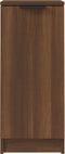 vidaXL - Dressoirs - 2 - st - 30x30x70 - cm - bewerkt - hout - bruin - eikenkleur