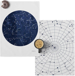 Set van 2 theedoeken Cosmos | Blanc