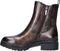 TAMARIS Core Dames Biker Boots - Metallic lak effect - Bruin