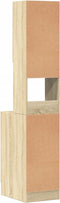 vidaXL - Keukenkast - 35x50x180 - cm - bewerkt - hout - sonoma - eikenkleurig