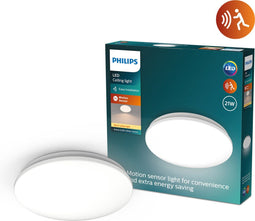 Philips Acuna - Plafondlamp - 21W - Bewegingssensor - Warmwit licht - Wit