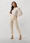 Object Lisa - Dames Broek - Slim Fit - Beige - Maat S