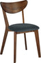 Set van 2 eetkamerstoelen ERIE Hout Grijs