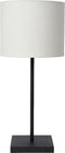 Atmooz - Tafellamp Swan - Met kap - E27 - Slaapkamer / Woonkamer - Zwart - Hoogte 50.5 cm - Metaal