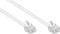 Nedis TCGP90200WT100 - Telefoonkabel RJ11 - 1 m - Wit
