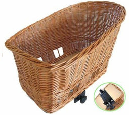 Basil Pasja - Hondenfietsmand - Inclusief bevestigingssysteem - Bruin - 50 cm