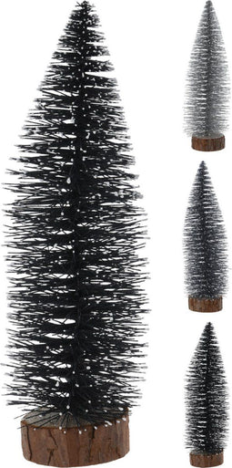 Xmas Tree Glitter 35 cm 3ass