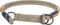 Trixie be nordic halsband voor hond half-slip leer grijs 50x1 cm