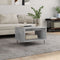 vidaXL - Salontafel - 60x50x40 - cm - bewerkt - hout - betongrijs