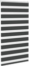 vidaXL - Zebra - rolgordijn - 85x100 - cm - stofbreedte - 80,9 - cm - zwart