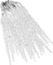 vidaXL - Kerstverlichting - ijspegel - met - 40 - LED's - acryl - warmwit