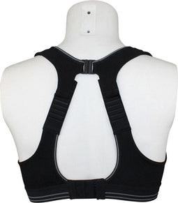 ShockAbsorber Ultimate Run Bra - Sportbeha - Extreme ondersteuning - Zwart/Zilver - 75D