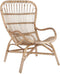Mica Decorations Siena Tuinstoel - 88 x 66 x 96 cm - Rotan - Bruin