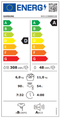 Samsung WD11DB8B85GB - Was-droogcombinatie - 11 kg wassen 6 kg drogen - Zwart