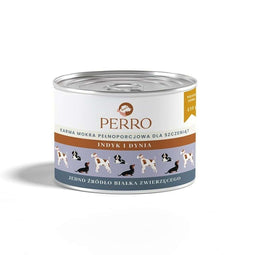 Natvoer PERRO Junior Turkey and pumpkin Pauw 410 g