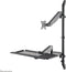 Neomounts WL90-325BL1 - Wandgemonteerd werkstation - Full motion verstelbaar voor schermen tot 32