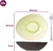 Cosy en Trendy Streetfood festival diep bord 19,5x16,5xH5 cm - 10 stuks