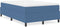 vidaXL - Boxspringbed - Blauw - Klein - Tweepersoons - Corduroystof