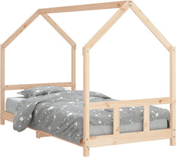 vidaXL - Kinderbedframe - 90x190 - cm - massief - grenenhout