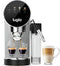 Lugia Koffiemachine - Pistonmachine - 20 bar druk - Automatische melkopschuimer - LED-display - Zwart