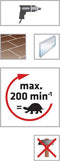 Alpen Keramo Extreme 0030001200100 Tegelboor 12 mm Gezamenlijke lengte 120 mm SDS-Plus 1 stuk(s)