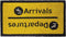 Fisura Deurmat Arrivals / Departures kokosvezel - H 40 x B 70 cm