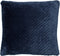 Dutch Decor ZICO - Kussenhoes zigzag 45x45 cm Insignia Blue - donkerblauw - superzacht - met rits