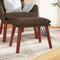 vidaXL - Voetenbank - 45x29,5x35 - cm - stof - bruin