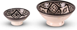 Safaary - Marokkaanse Kom Zwart Nakhil Ø 15 x 7cm