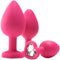 Dream Toys Buttplug FLIRTS ANAL TRAINING KIT GEM STONE Roze