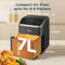 Midea Air Fryer MF-CY70K - Hete lucht friteuse - 7L Capaciteit - HeatXpress Technologie - 90% Minder Olie - 7 Voorinstellingen - Zwart