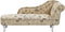 NIMES - Chaise longue - Beige - Rechterzijde - Polyester