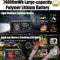 XSY 350 - Noodradio - 20000mAh PowerBank - Zonnepaneel - Leeslamp - Zwart