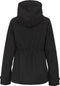 Didriksons Ina - Outdoorjas Dames - Waterdicht 10.000 mm - Zwart - Maat 38