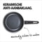 Brabantia INDU+ R Koekenpan - Ø 24 cm - 100% gerecycled aluminium - keramische antiaanbaklaag - grijs