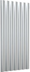 vidaXL - Dakpanelen - 12 - st - 80x36 - cm - gepoedercoat - staal - zilverkleurig