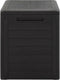 vidaXL - Tuinbox - 58,5x46x55 - cm - polypropeen - bruin