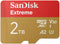 Sandisk Extreme microSDXC UHS-I (2024) - 2TB - Klasse 10 UHS-I A2 V30 240 MB/s - Rood