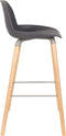 Zuiver Albert Kuip Barkruk 75 cm Donkergrijs - Set van 2