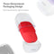 InFace Facial 2 Reinigingsborstel Sonic Cleanser-Wash IPX7 Waterproof Silicone Facial Cleaning Brush upgrade-versie-Rood