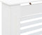 vidaXL Radiatorombouwen 2 st 112x19x81.5 cm MDF wit