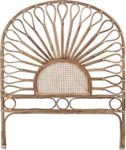 Hoofdbord DKD Home Decor Natuurlijk Zonnebloem Rotan Bamboe (100 x 4 x 90 cm)
