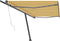 vidaXL - Luifel - vrijstaand - automatisch - 500x300 - cm - geel - en - wit