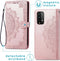 iMoshion Hoesje Geschikt voor Xiaomi Redmi Note 9T (5G) Hoesje Met Pasjeshouder - iMoshion Mandala Bookcase - Rosé Goud